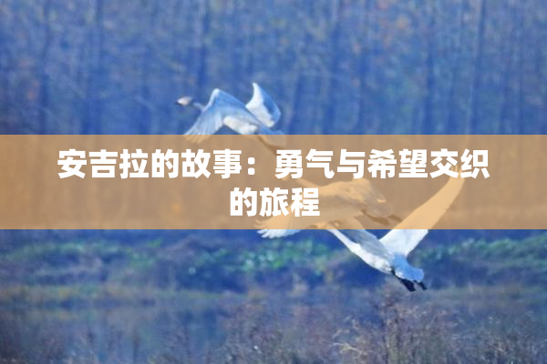 安吉拉的故事：勇气与希望交织的旅程