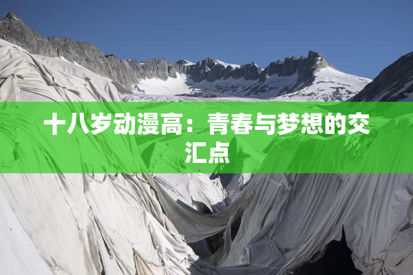 十八岁动漫高：青春与梦想的交汇点