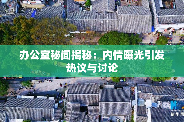 办公室秘闻揭秘：内情曝光引发热议与讨论