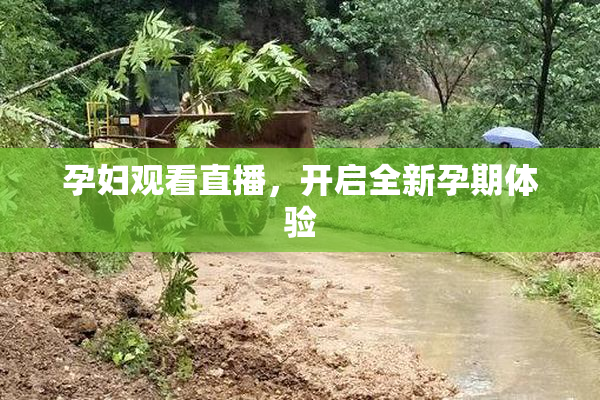 孕妇观看直播，开启全新孕期体验