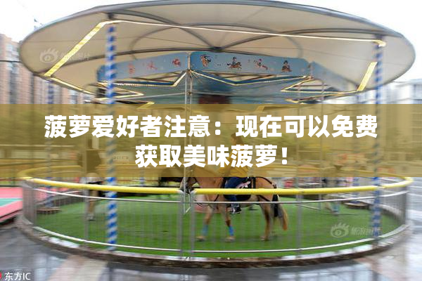 菠萝爱好者注意：现在可以免费获取美味菠萝！