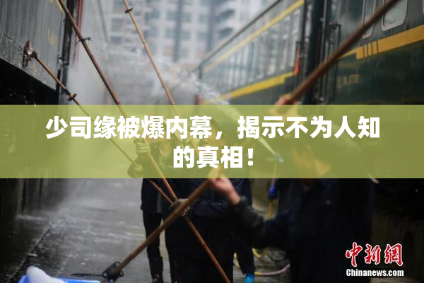 少司缘被爆内幕，揭示不为人知的真相！