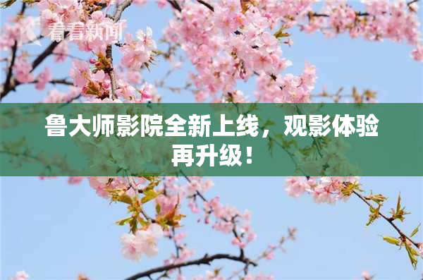 鲁大师影院全新上线，观影体验再升级！