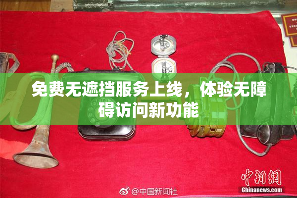 免费无遮挡服务上线，体验无障碍访问新功能