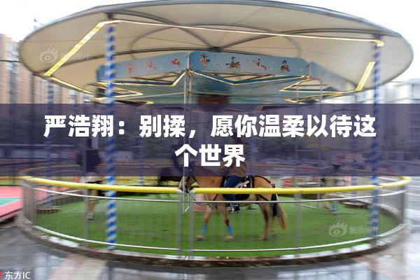 严浩翔：别揉，愿你温柔以待这个世界