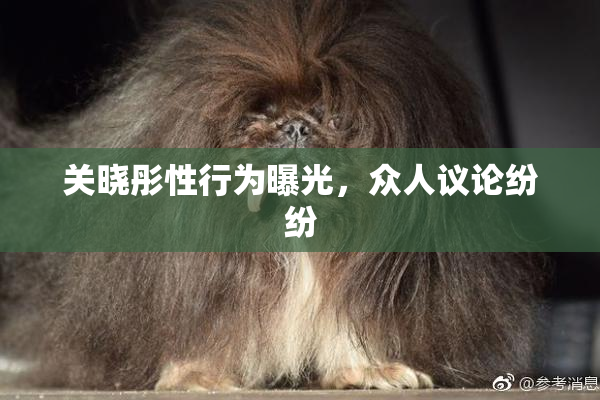 关晓彤性行为曝光，众人议论纷纷