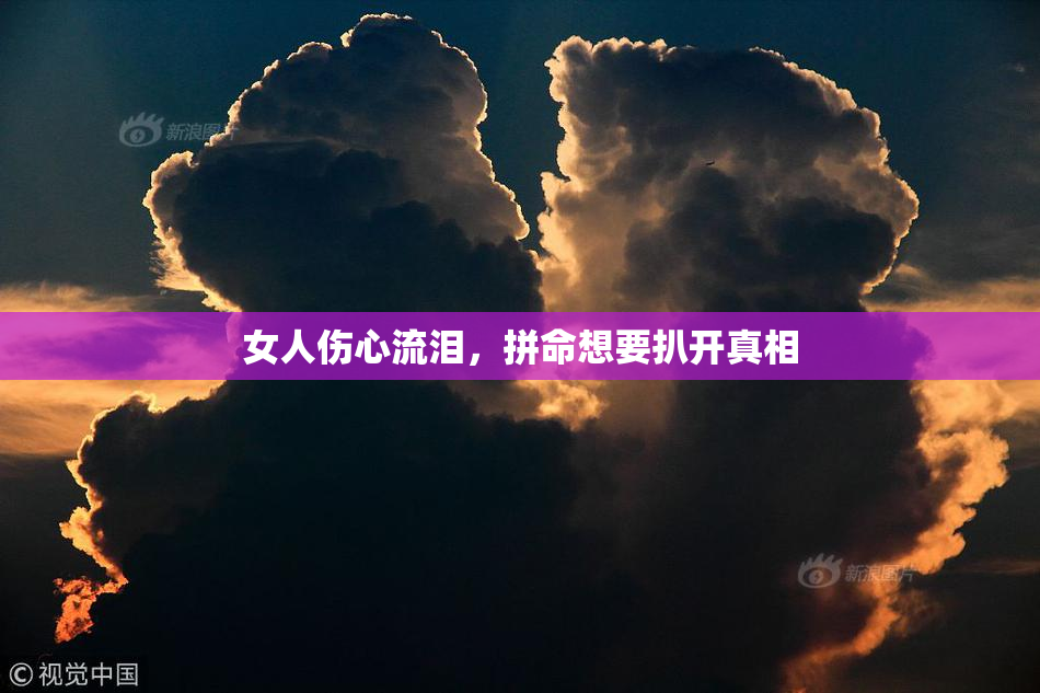 女人伤心流泪，拼命想要扒开真相