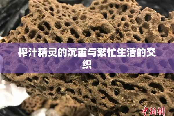 榨汁精灵的沉重与繁忙生活的交织