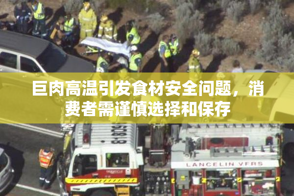 巨肉高温引发食材安全问题，消费者需谨慎选择和保存