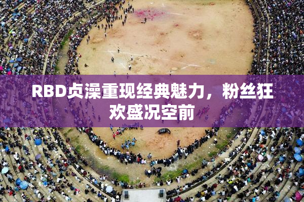 RBD贞澡重现经典魅力，粉丝狂欢盛况空前