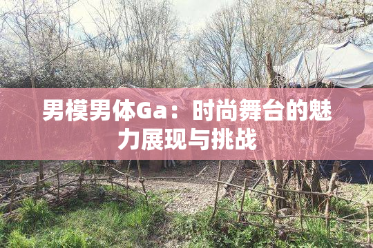 男模男体Ga：时尚舞台的魅力展现与挑战