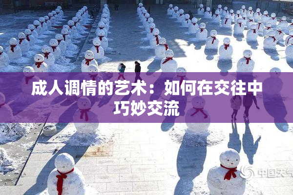 成人调情的艺术：如何在交往中巧妙交流