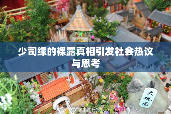 少司缘的裸露真相引发社会热议与思考