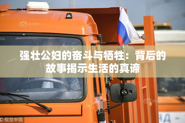 强壮公妇的奋斗与牺牲：背后的故事揭示生活的真谛