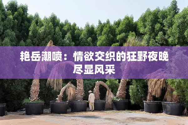艳岳潮喷：情欲交织的狂野夜晚尽显风采