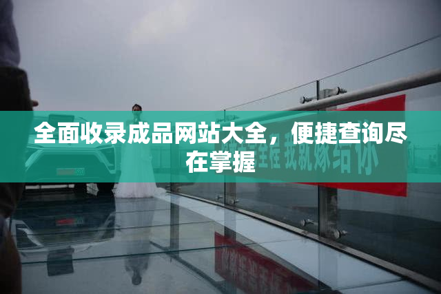 全面收录成品网站大全，便捷查询尽在掌握