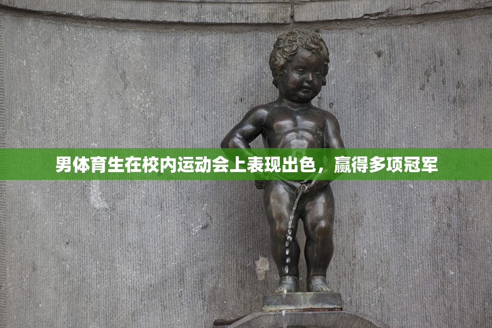 男体育生在校内运动会上表现出色，赢得多项冠军