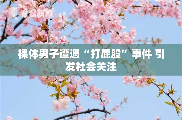裸体男子遭遇“打屁股”事件 引发社会关注