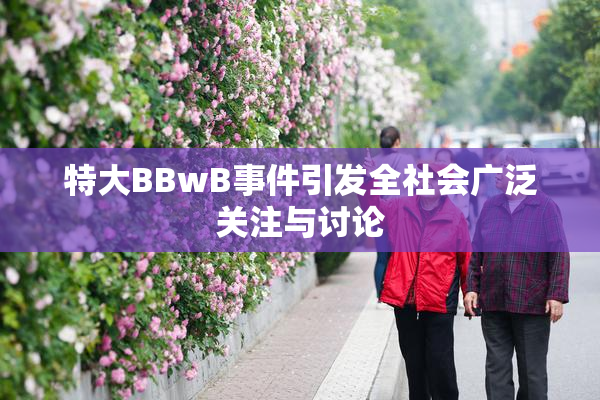 特大BBwB事件引发全社会广泛关注与讨论