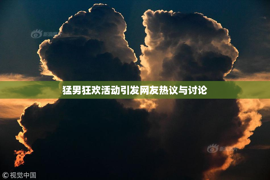猛男狂欢活动引发网友热议与讨论