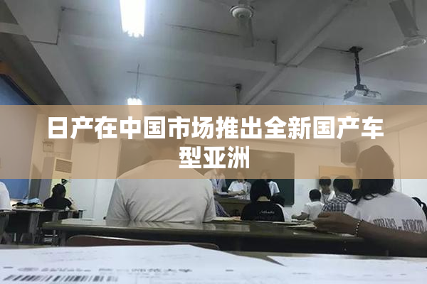 日产在中国市场推出全新国产车型亚洲