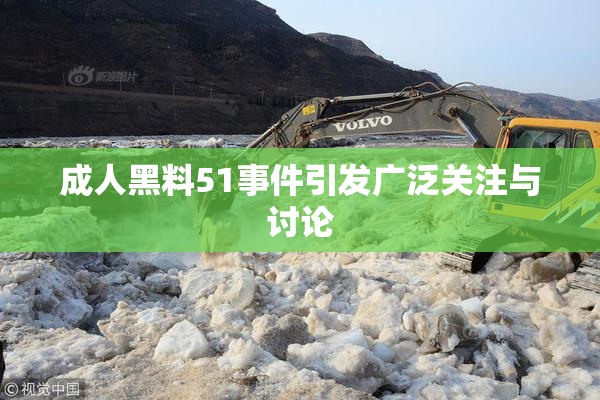 成人黑料51事件引发广泛关注与讨论