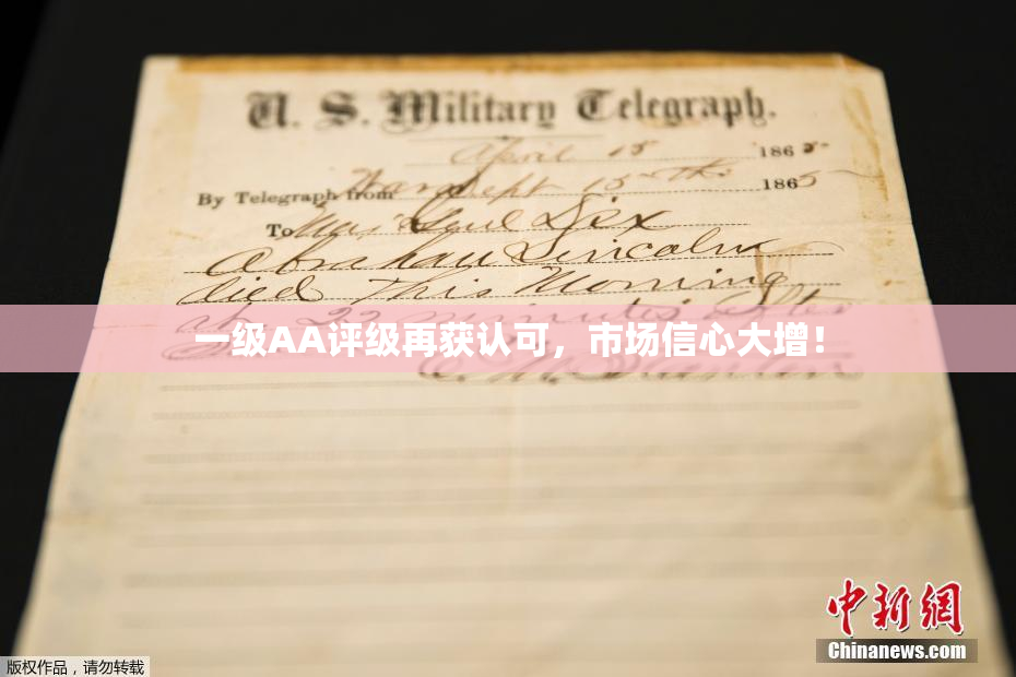 一级AA评级再获认可，市场信心大增！