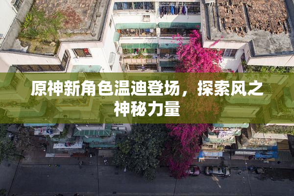 原神新角色温迪登场，探索风之神秘力量