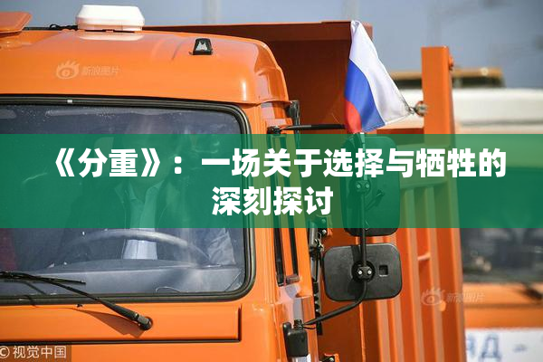 《分重》：一场关于选择与牺牲的深刻探讨