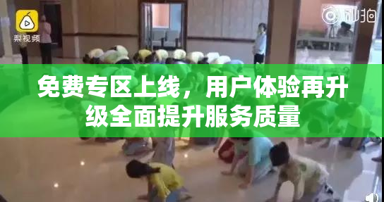 免费专区上线，用户体验再升级全面提升服务质量