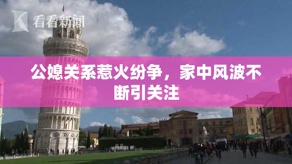 公媳关系惹火纷争，家中风波不断引关注