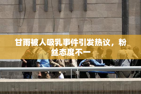 甘雨被人吸乳事件引发热议，粉丝态度不一