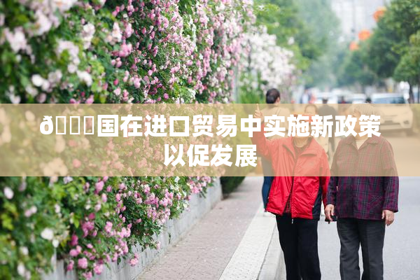 🔞国在进口贸易中实施新政策以促发展