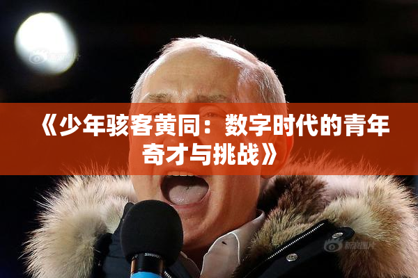 《少年骇客黄同：数字时代的青年奇才与挑战》