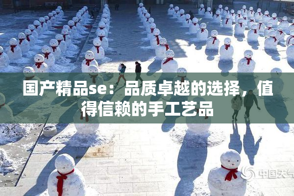 国产精品se：品质卓越的选择，值得信赖的手工艺品