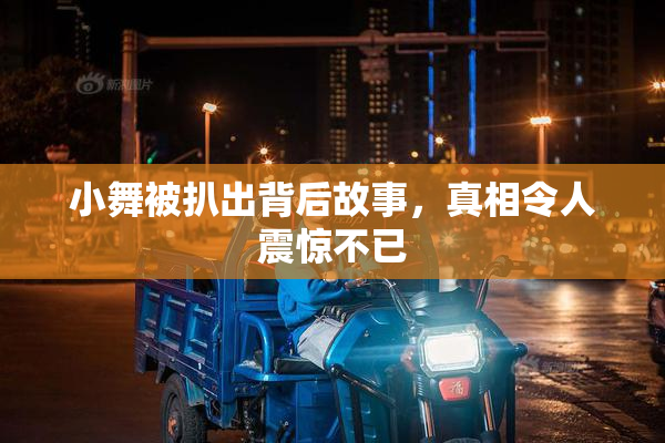 小舞被扒出背后故事，真相令人震惊不已