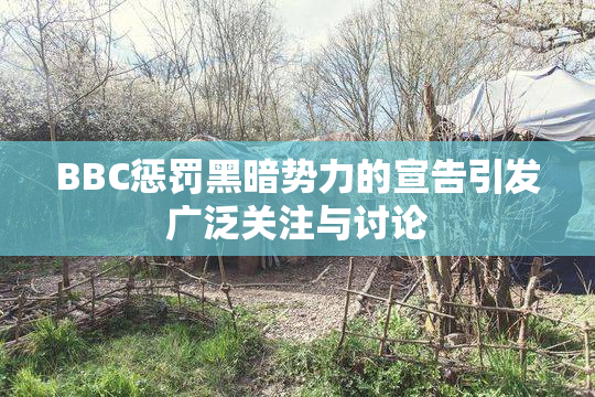 BBC惩罚黑暗势力的宣告引发广泛关注与讨论