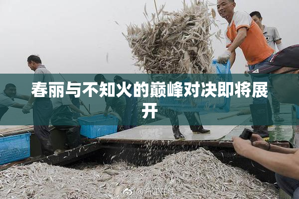 春丽与不知火的巅峰对决即将展开
