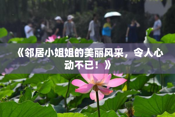 《邻居小姐姐的美丽风采，令人心动不已！》