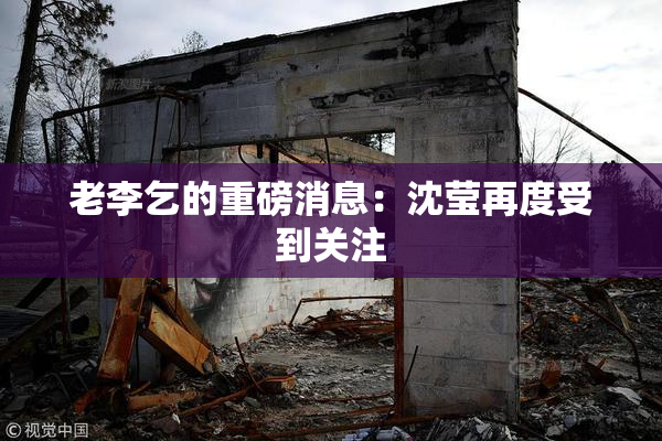 老李乞的重磅消息：沈莹再度受到关注