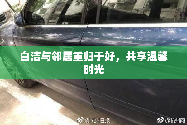 白洁与邻居重归于好，共享温馨时光