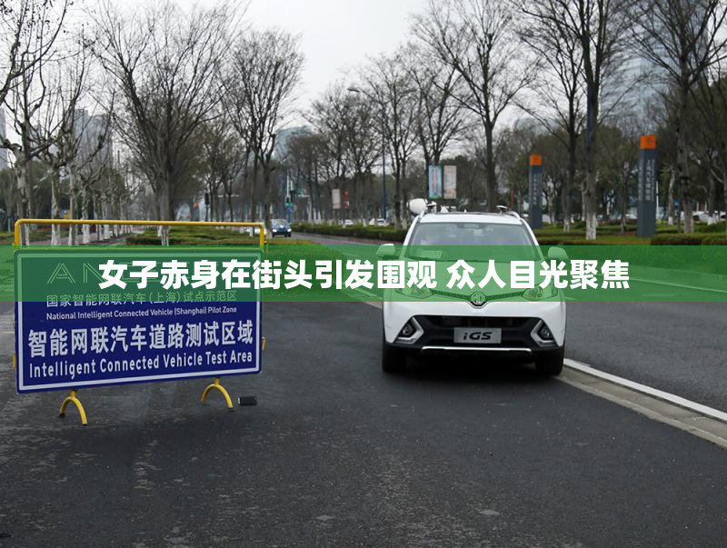 女子赤身在街头引发围观 众人目光聚焦