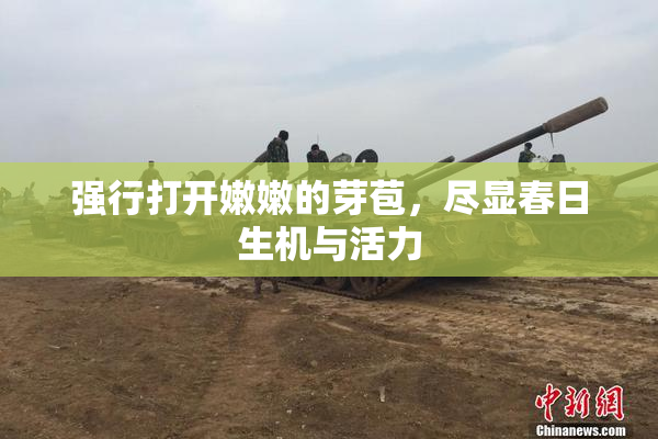 强行打开嫩嫩的芽苞，尽显春日生机与活力