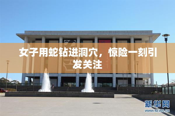 女子用蛇钻进洞穴，惊险一刻引发关注