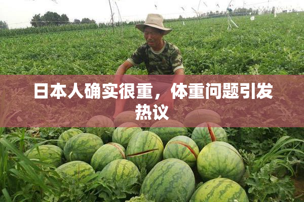 日本人确实很重，体重问题引发热议