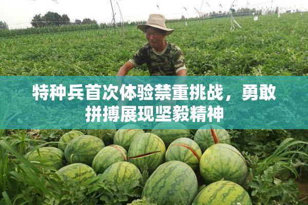 特种兵首次体验禁重挑战，勇敢拼搏展现坚毅精神