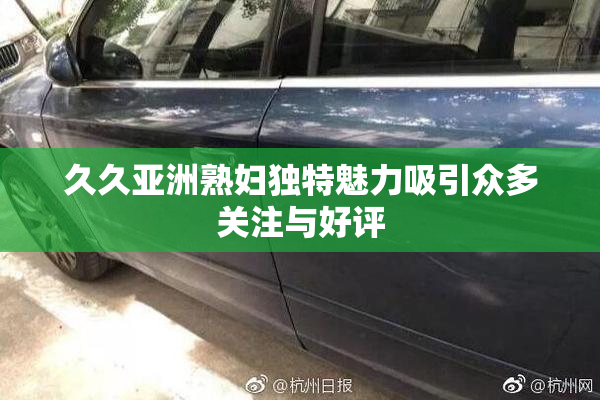 久久亚洲熟妇独特魅力吸引众多关注与好评
