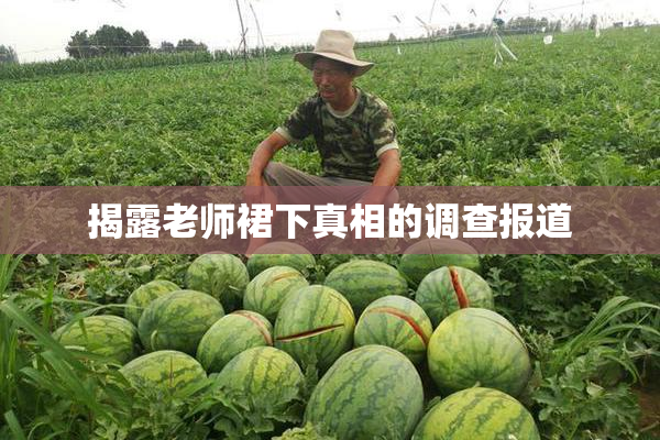 揭露老师裙下真相的调查报道