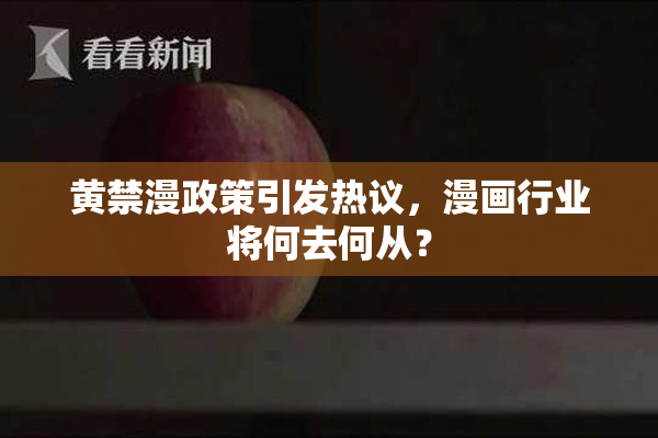 黄禁漫政策引发热议，漫画行业将何去何从？