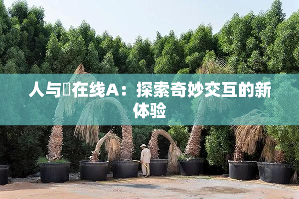 人与嘼在线A：探索奇妙交互的新体验